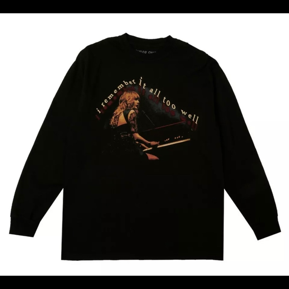 RARE Taylor Swift Limited Edition I Remember It All To Well Lyric Long Sleeve